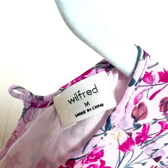Wilfred Pink Floral Dress -M - Picture 5 of 6